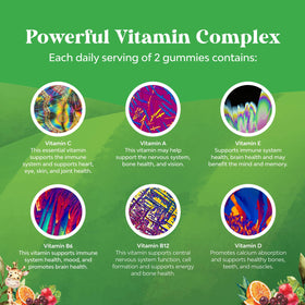 Natures Craft Gummy Multivitamins Enfants, gummies en forme de fruits