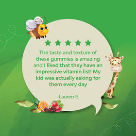 Natures Craft Gummy Multivitamins Enfants, présentation sur une table