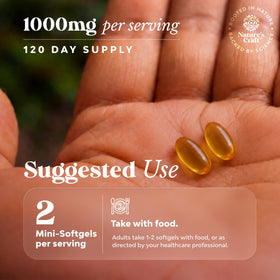 Natures Craft Huile de Foie de Morue Capsules ouvertes avec softgels visibles