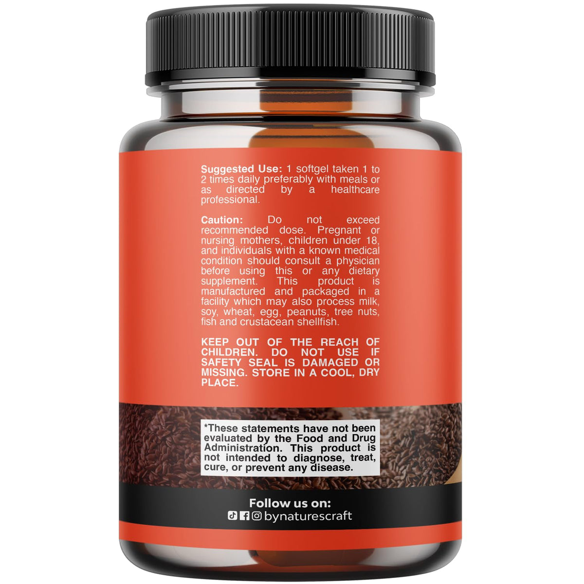 Natures Craft Huile de Lin gélules 1000mg en lifestyle