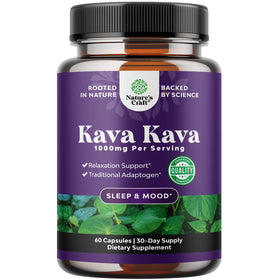 Natures Craft Kava Kava Capsules 1000mg flacon avant