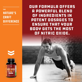 Natures Craft L-Arginine comprimés avec étiquette