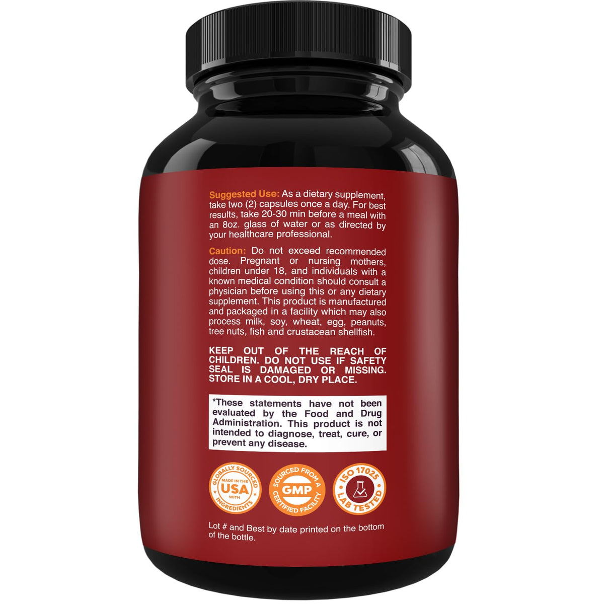 Natures Craft L-Arginine comprimés près d'autres compléments