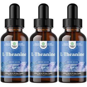 Natures Craft L-Theanine Liquide 200mg flacon de 60ml avant