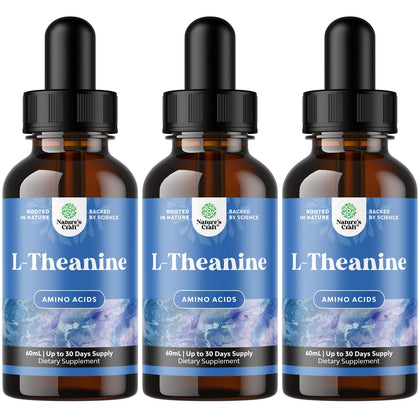 Natures Craft L-Theanine Liquide 200mg flacon de 60ml avant