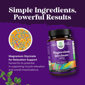 Natures Craft Magnésium Glycinate 400mg étiquette du produit