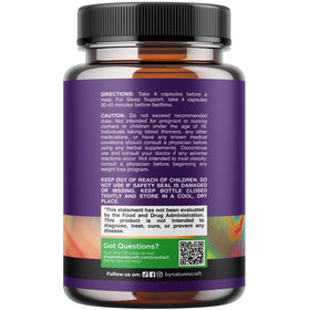 Natures Craft Magnésium Glycinate capsules sur un fond blanc