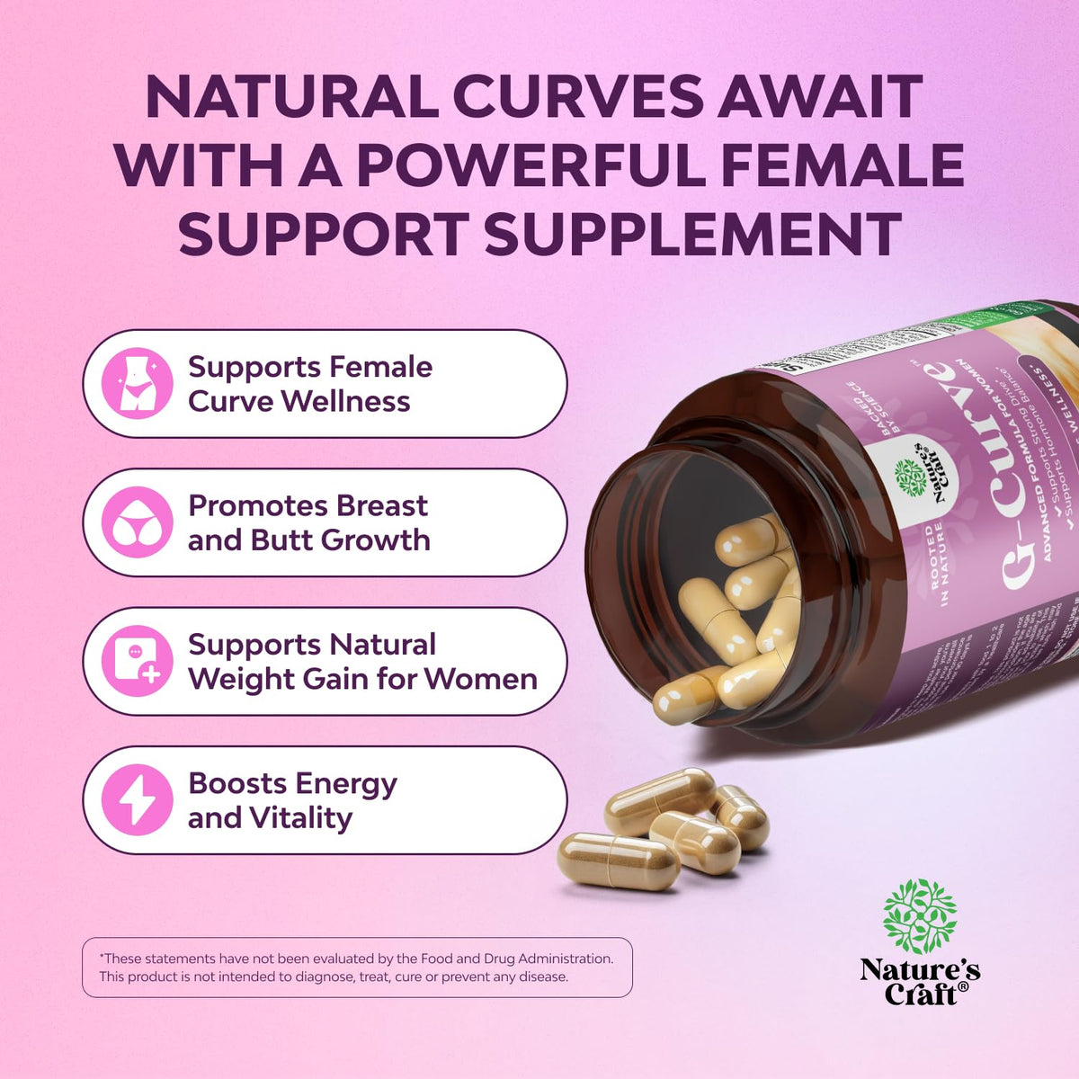 Natures Craft Muira Puama 120 capsules packaging