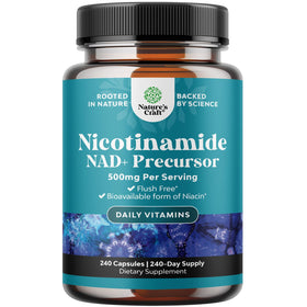 Natures Craft Nicotinamide 500mg 240 capsules vue de face