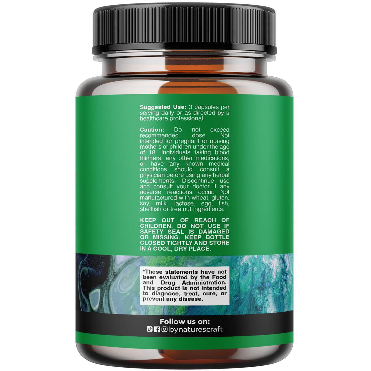 Natures Craft Ox Bile Salts boîte avec étiquette