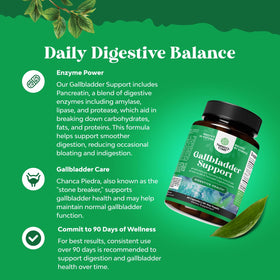 Natures Craft Ox Bile Salts capsules sur une surface blanche
