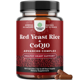 Natures Craft Riz Rouge avec CoQ10 1200mg face avant