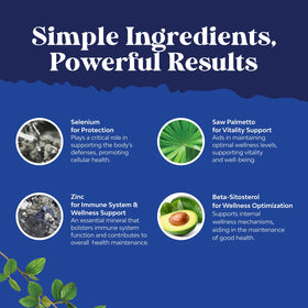 Natures Craft Saw Palmetto capsules sur un fond blanc