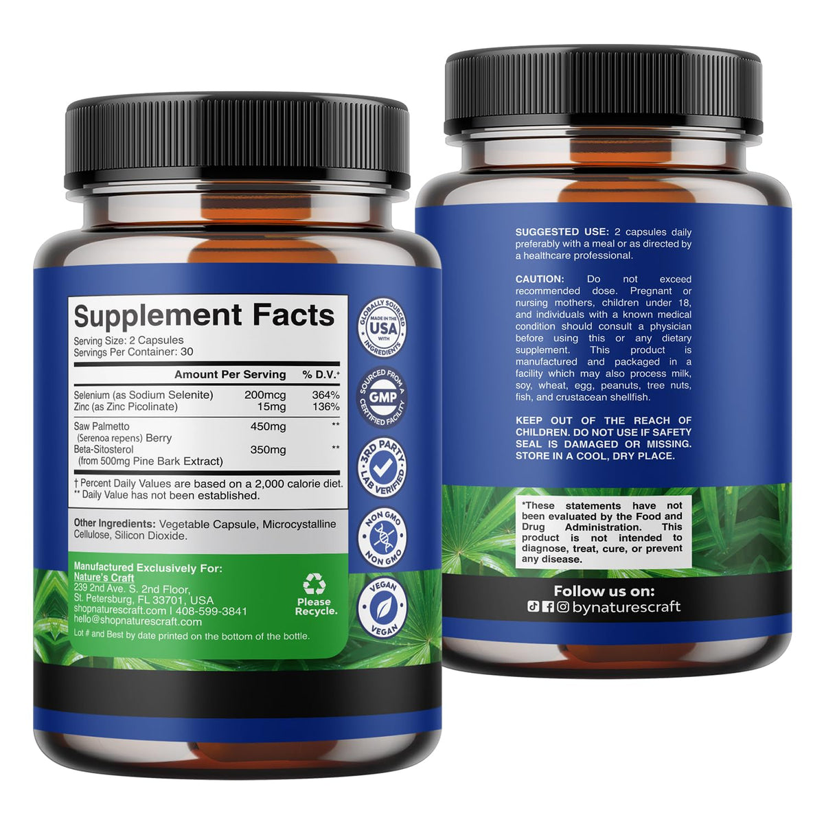 Natures Craft Saw Palmetto dans un cadre de vie sain
