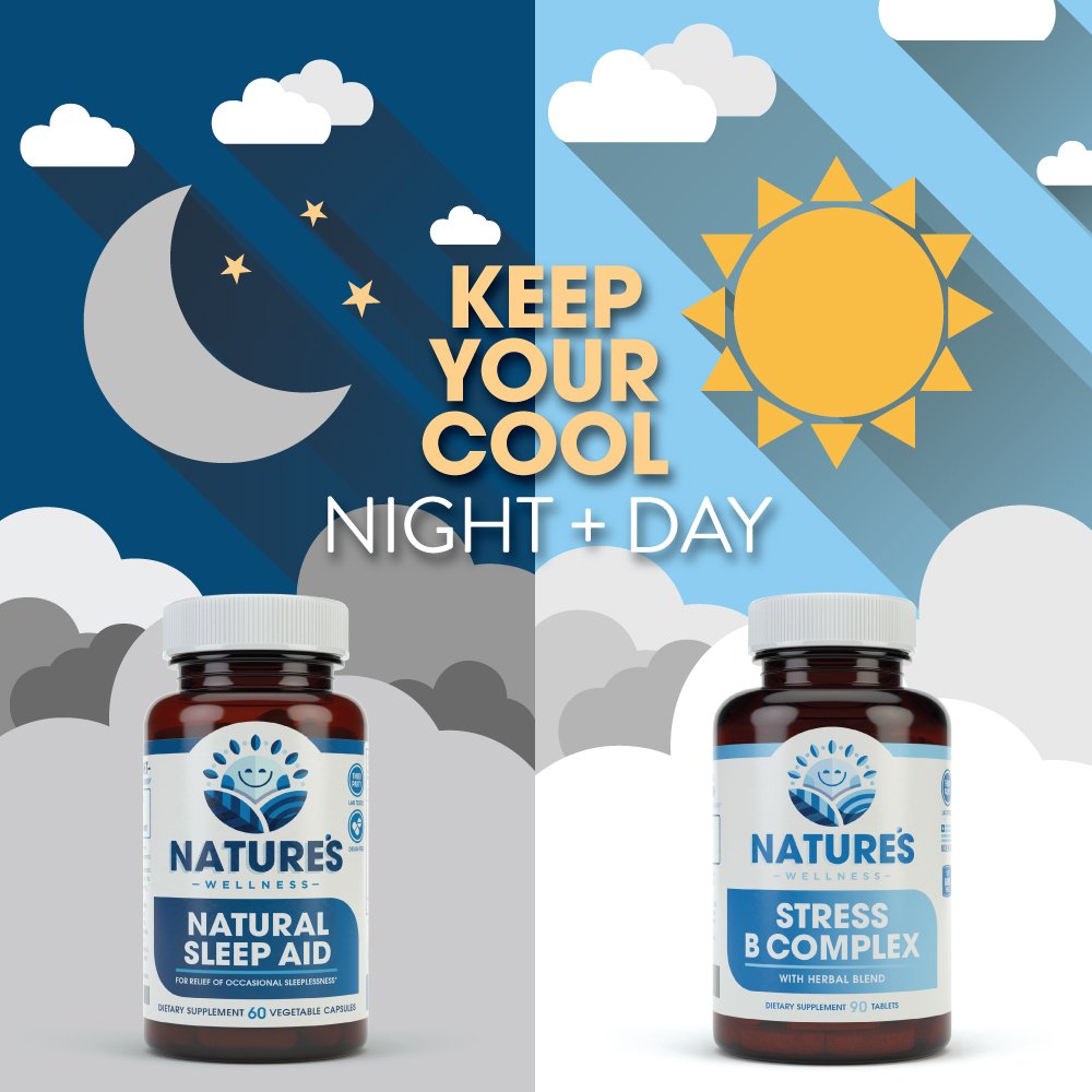 Natures Wellness Complément Alimentaire B Complex 181g comprimés