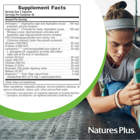 NaturesPlus Acti-Zyme capsules avec une cuillère