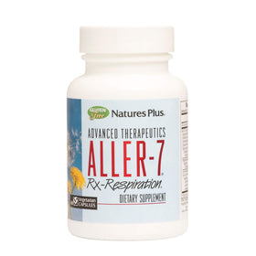 NaturesPlus Aller-7 Rx-Respiration 60 capsules végétariennes vue avant