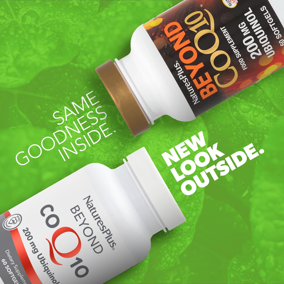 NaturesPlus Beyond CoQ10 200 mg gélules arrière vue