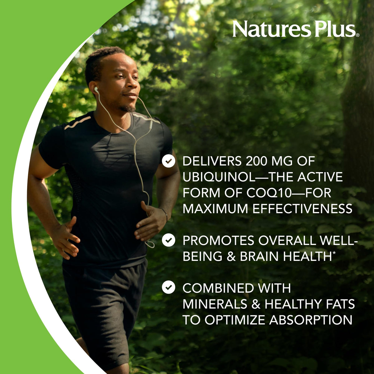 NaturesPlus Beyond CoQ10 200 mg gélules dans leur emballage