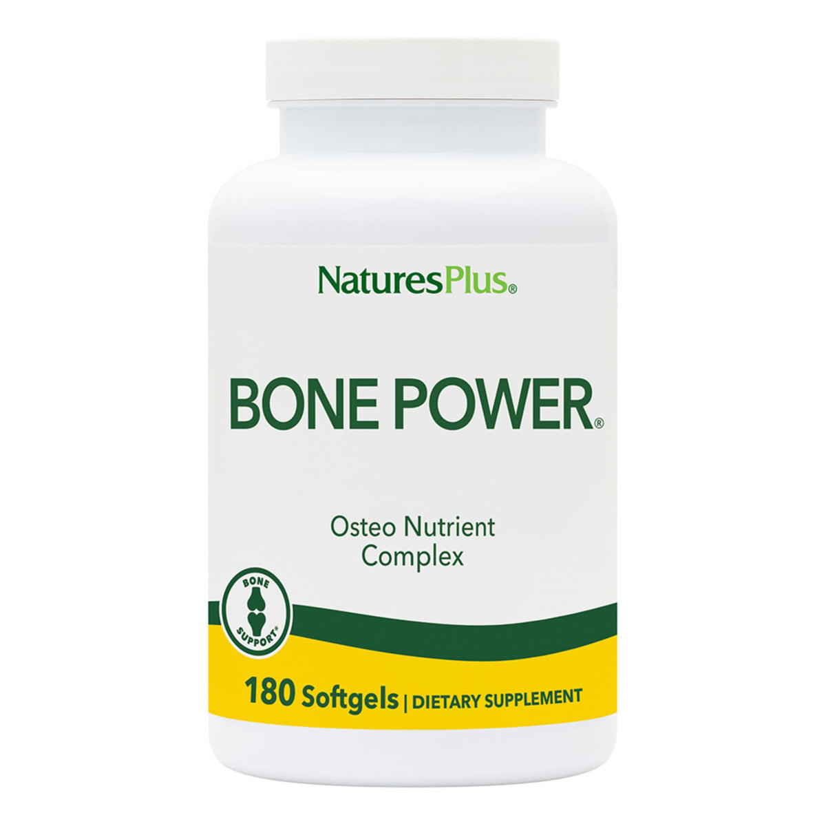 NaturesPlus Bone Power 180 gélules vue de face