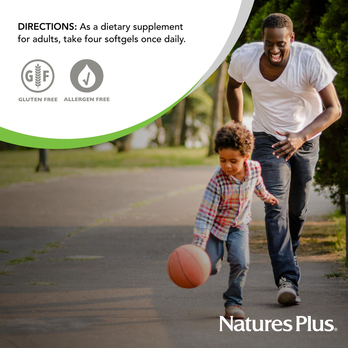 NaturesPlus Bone Power gélules sur table avec verre d'eau