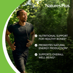 NaturesPlus Calcium/Magnésium/Vitamine D3 K2 comprimés à mâcher vanille