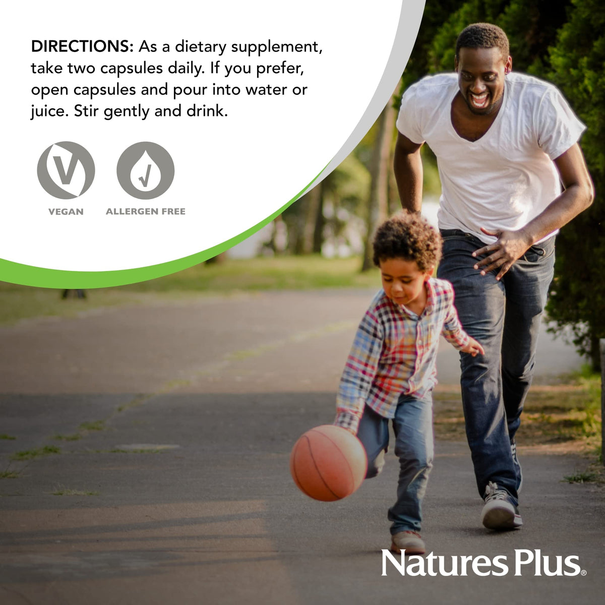 NaturesPlus Chlorophyll Complex capsules on a table