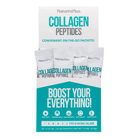 NaturesPlus Collagen Peptides 20 Stick Packets vue de face