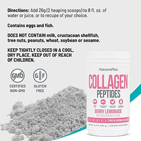NaturesPlus Collagen Peptides 449g poudre en cuisine