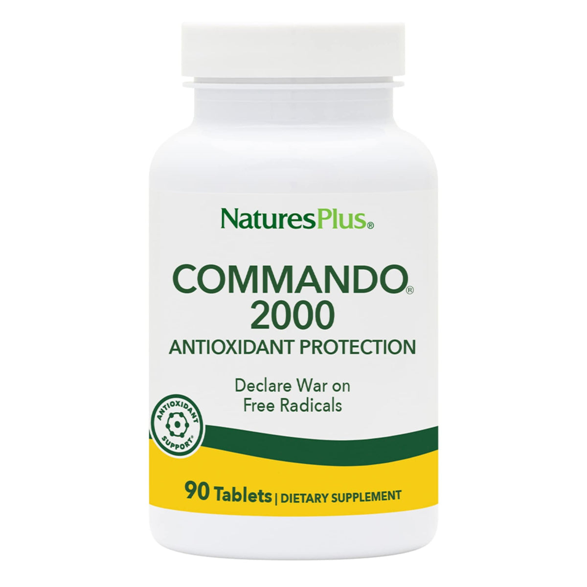 NaturesPlus Commando 2000 - 90 comprimés en vue de face
