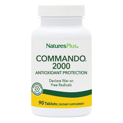 NaturesPlus Commando 2000 - 90 comprimés en vue de face