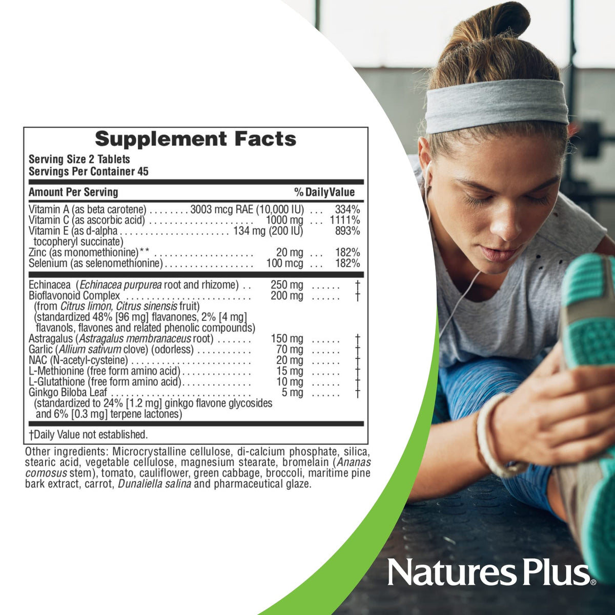 NaturesPlus Commando 2000 - boîte ouverte avec comprimés