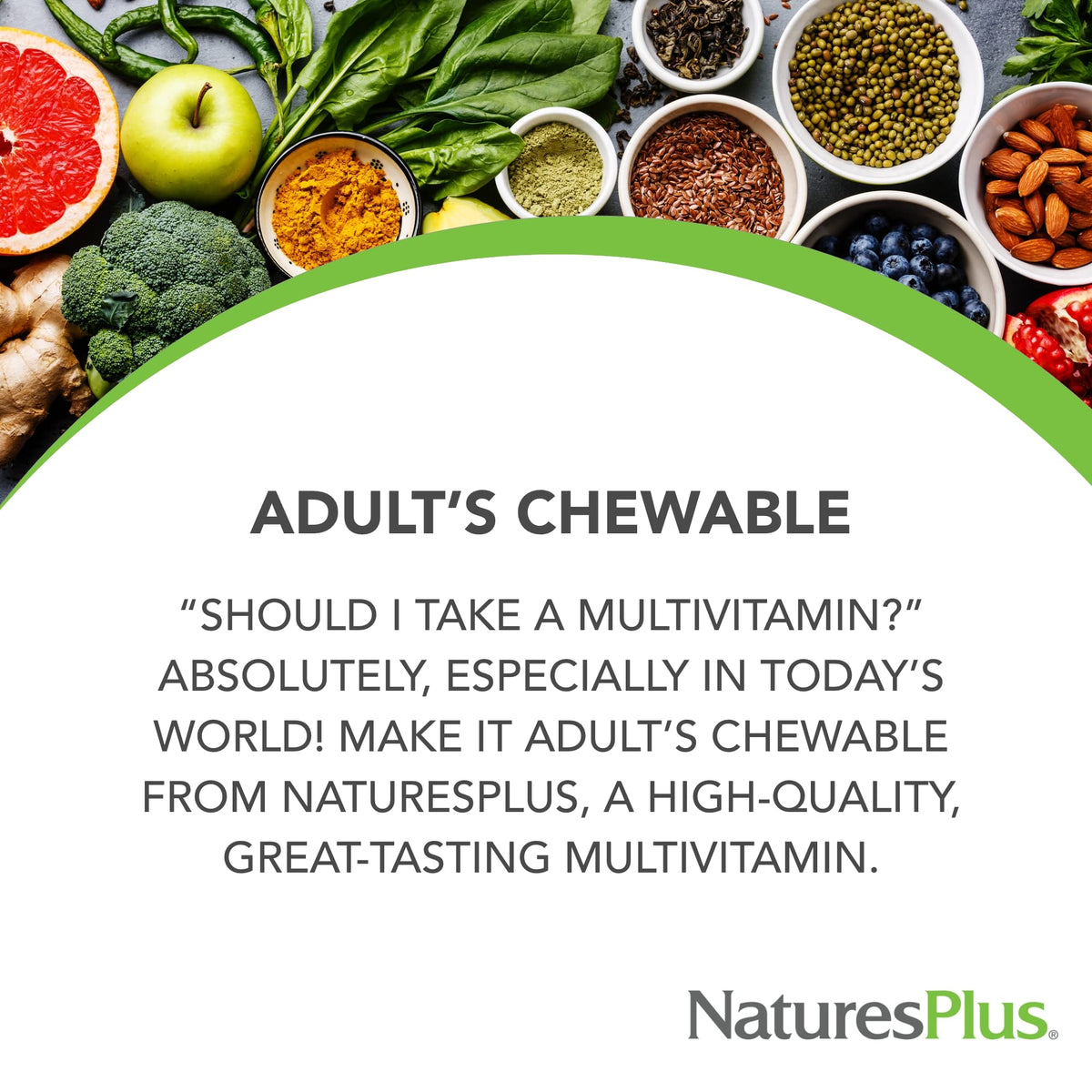 NaturesPlus Complément Alimentaire Multivitaminé Ananas 180 Comprimés avec description des ingrédients