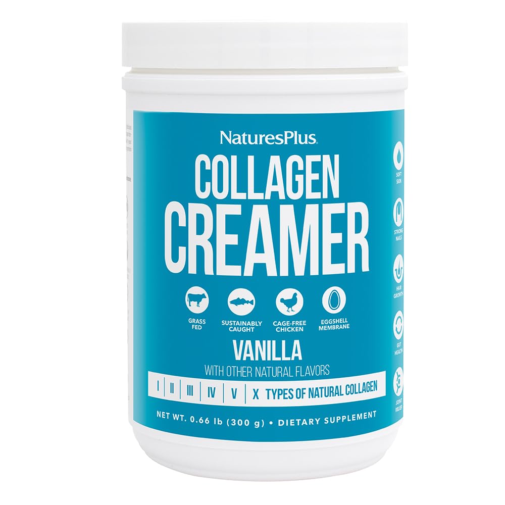NaturesPlus Crème de Collagène Vanille 390g vue de face