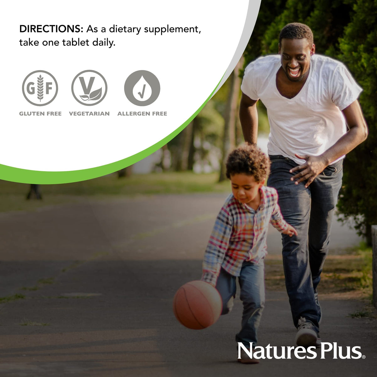 NaturesPlus Esterified Vitamin C 675 mg comprimés en gros plan
