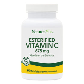 NaturesPlus Esterified Vitamin C 675 mg comprimés vue avant