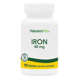 NaturesPlus Fer 40 mg 90 comprimés végétariens, vue de face