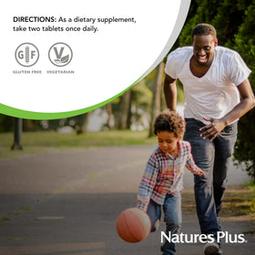 NaturesPlus Fer 40 mg comprimés, flacon ouvert