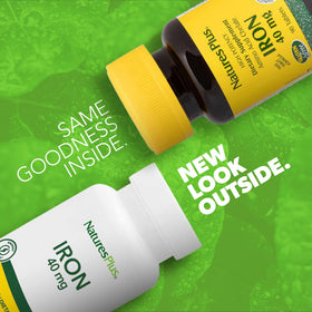 NaturesPlus Fer 40 mg comprimés, vue de dessus