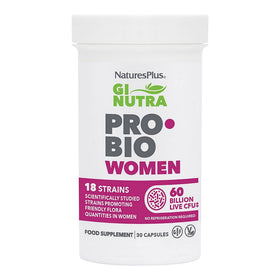 NaturesPlus GI Natural Probiotic Femmes, 30 capsules, emballage avant
