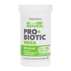 NaturesPlus GI Natural Probiotic Mega 30 Capsules pack de 2