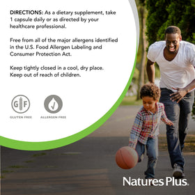 NaturesPlus GI Natural Probiotic Mega capsules ouvertes