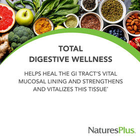 NaturesPlus GI Natural Total daily Wellness 90 comprimés bi-couches avec étiquette
