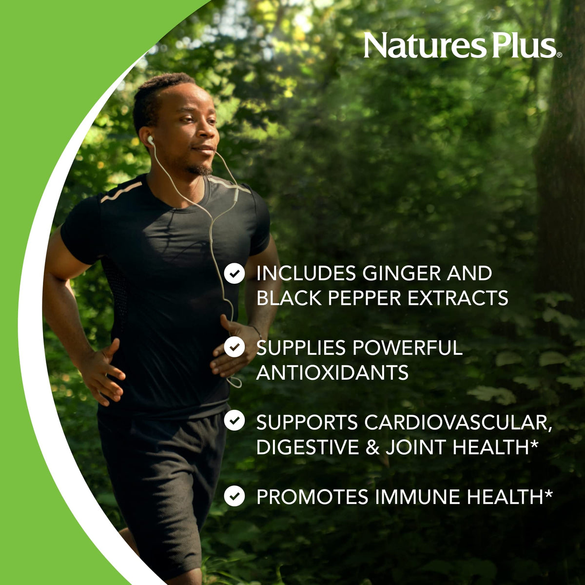 NaturesPlus Gummies Curcuma, vue de face
