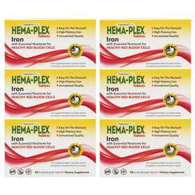 NaturesPlus Hema-Plex Fer 30 comprimés à libération prolongée, avant