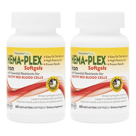 NaturesPlus Hema-Plex Fer 60 gélules végétales avec emballage