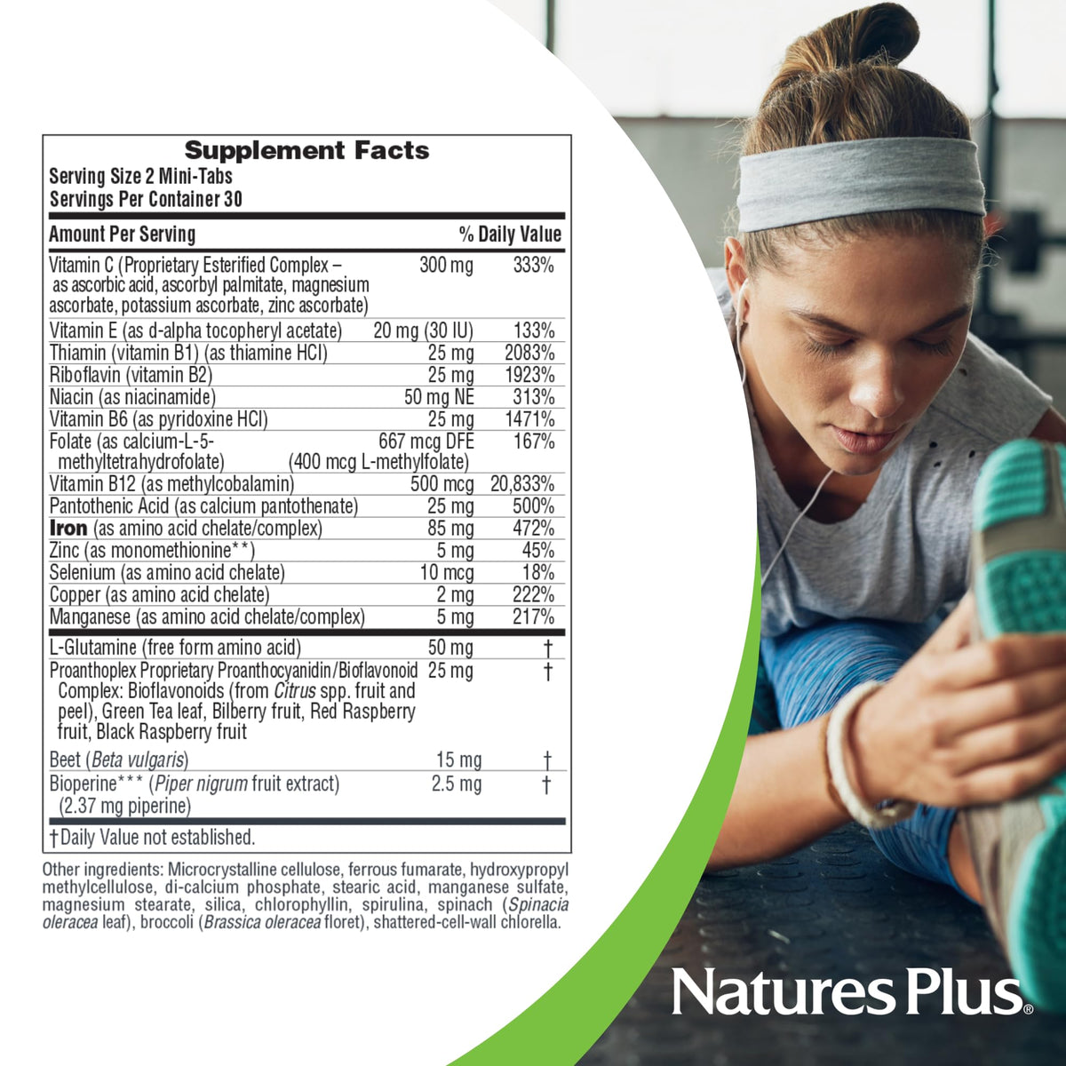 NaturesPlus Hema-Plex Fer, illustration de l'utilisation quotidienne