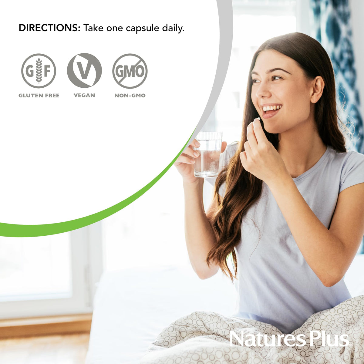 NaturesPlus Her Journey Multivitamine Femme 30 Comprimés, vue arrière