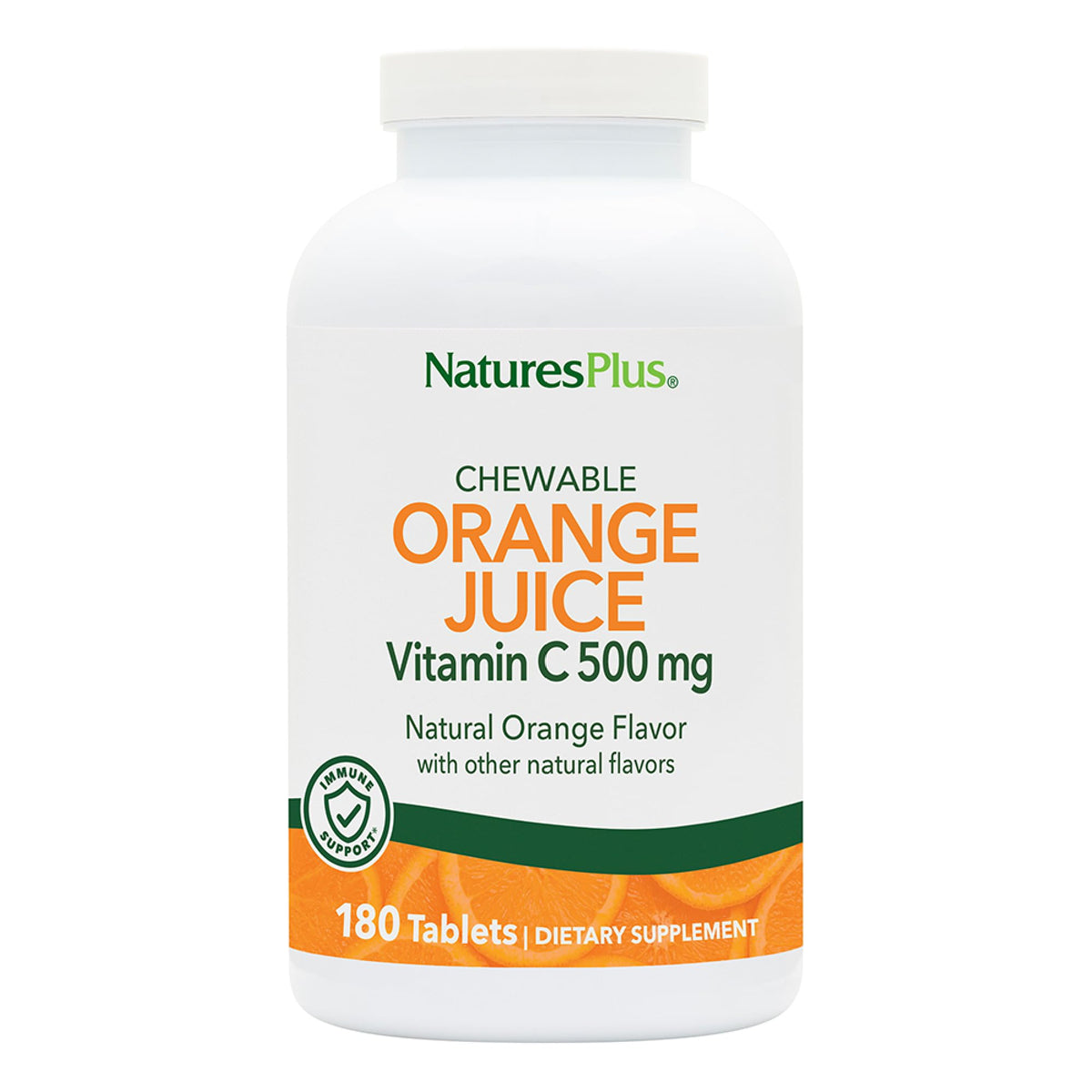 NaturesPlus Jus d'Orange 180 comprimés à mâcher, emballage avant