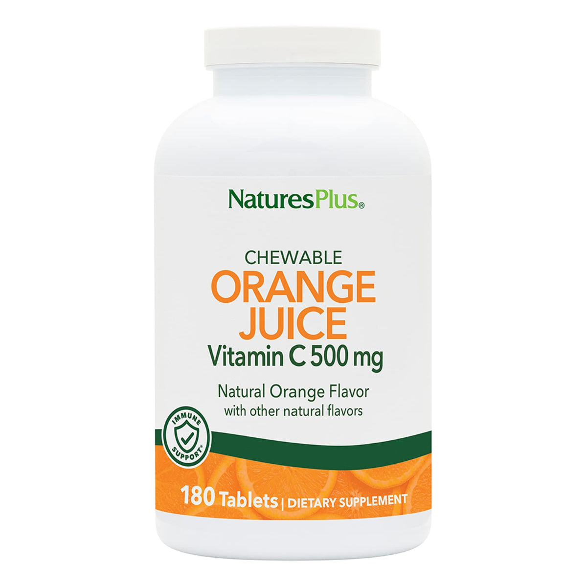 NaturesPlus Jus d'Orange 180 comprimés à mâcher en boîte
